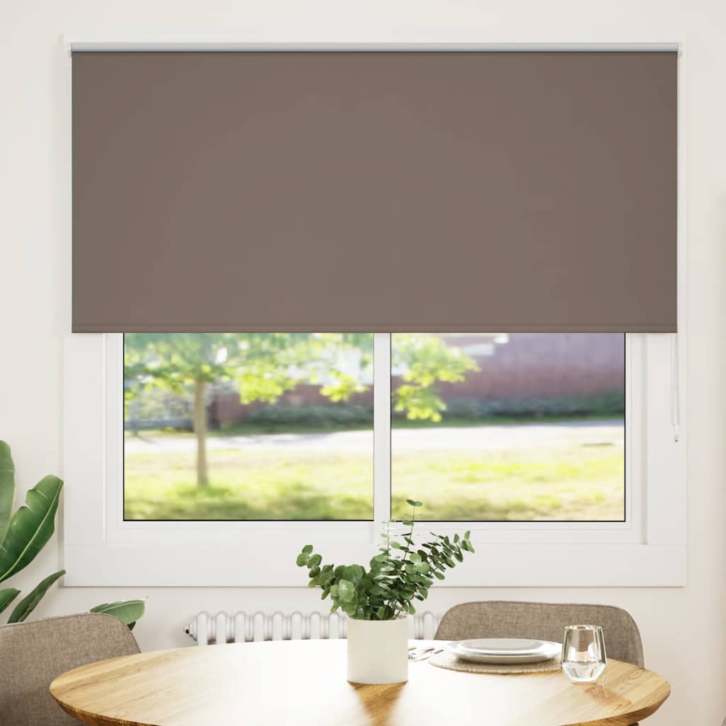 Vidaxl rolgordijn verduisterend koffie 150x150 cm stofbreedte 146,6 cm