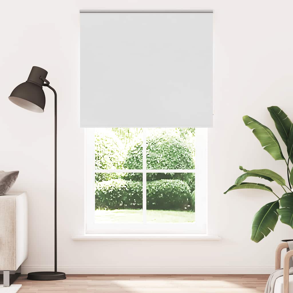 Vidaxl rolgordijn verduisterend 135x230 cm stofbreedte 131,6 cm wit