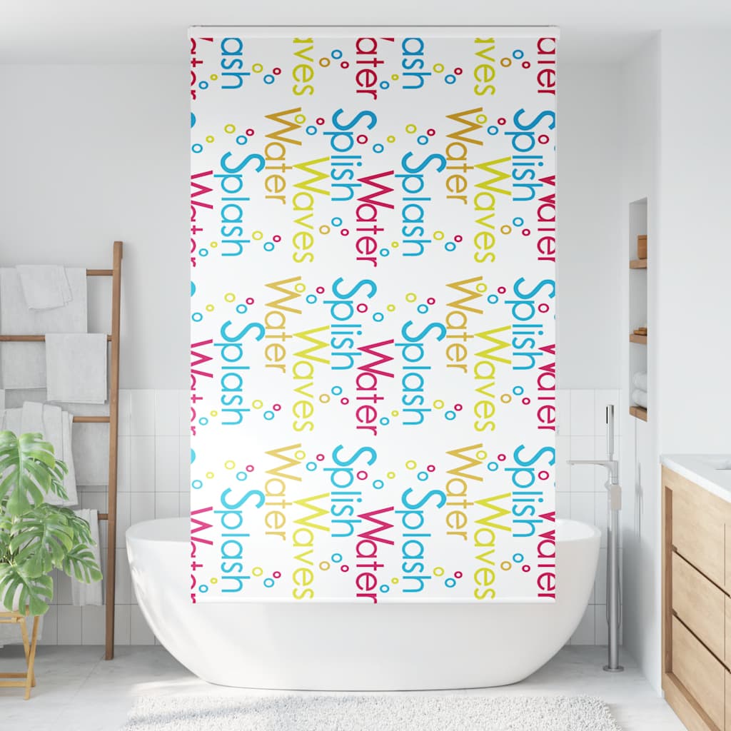 Vidaxl doucherolgordijn met cassette 140x240 cm stofbreedte 136 cm