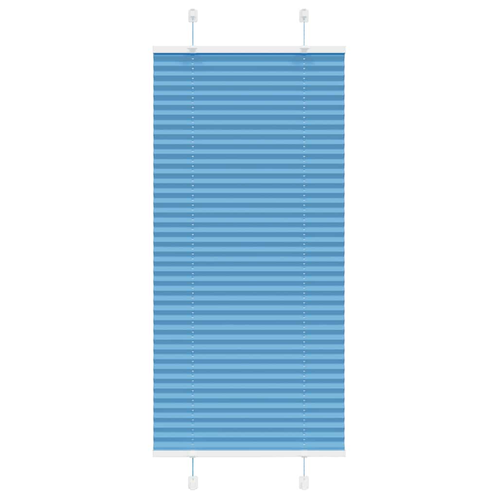 Vidaxl plissé rolgordijn 60x150 cm stofbreedte 59,4 cm polyester blauw
