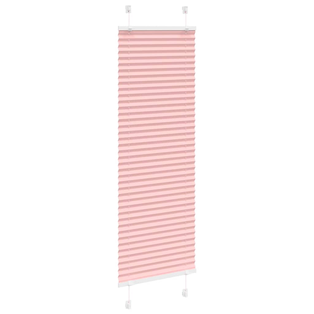 Vidaxl plissé rolgordijn 50x150 cm stofbreedte 49,4 cm polyester roze
