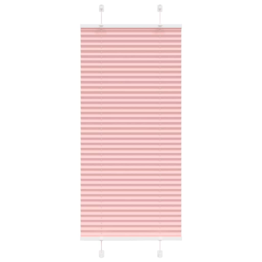 Vidaxl plissé rolgordijn 60x150 cm stofbreedte 59,4 cm polyester roze