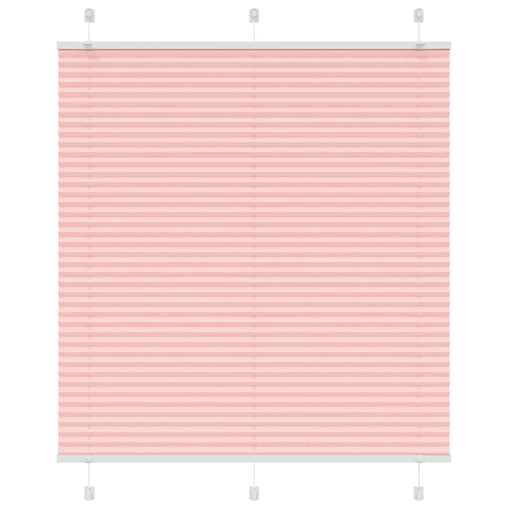 Vidaxl plissé rolgordijn 120x150cm stofbreedte 119,4cm polyester roze