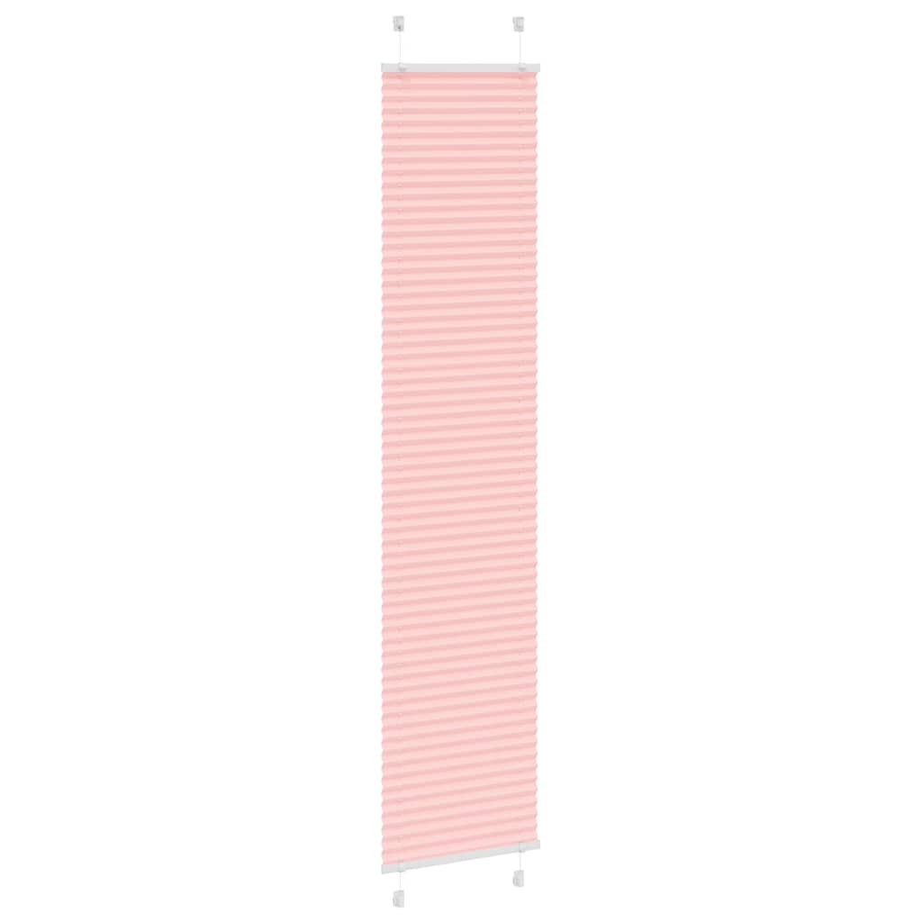 Vidaxl plissé rolgordijn 50x200 cm stofbreedte 49,4 cm polyester roze