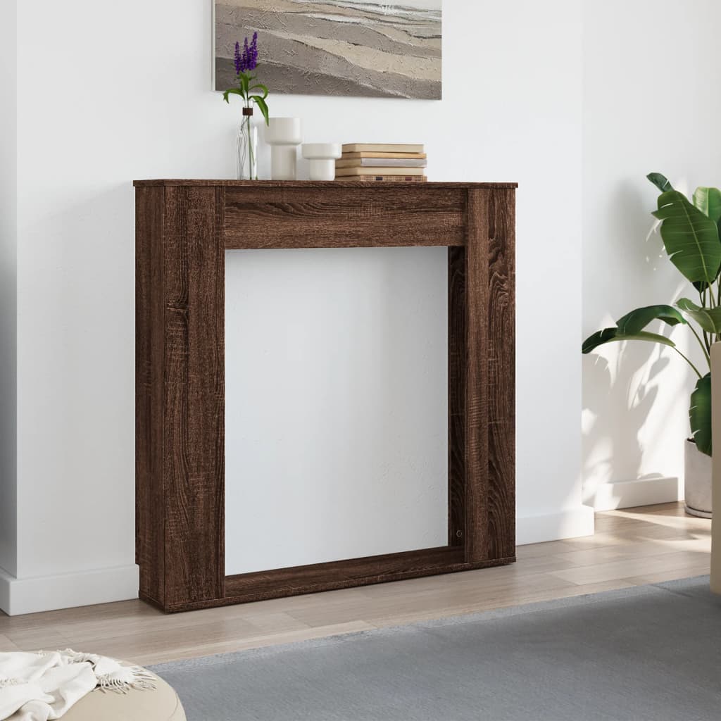 Vidaxl haardombouw 100x20x100 cm bewerkt hout bruin eikenkleurig