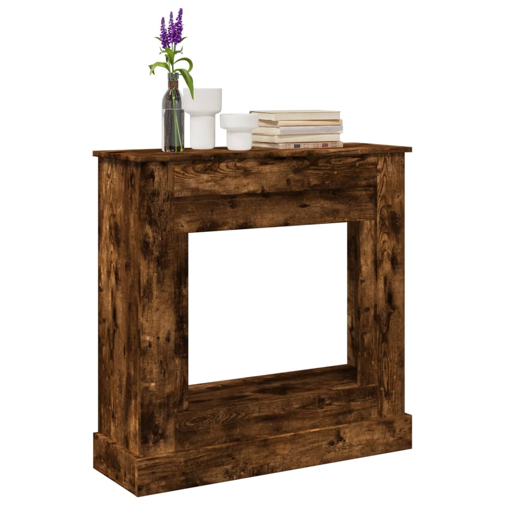 Vidaxl haardombouw 90x30x90 cm bewerkt hout gerookt eikenkleurig