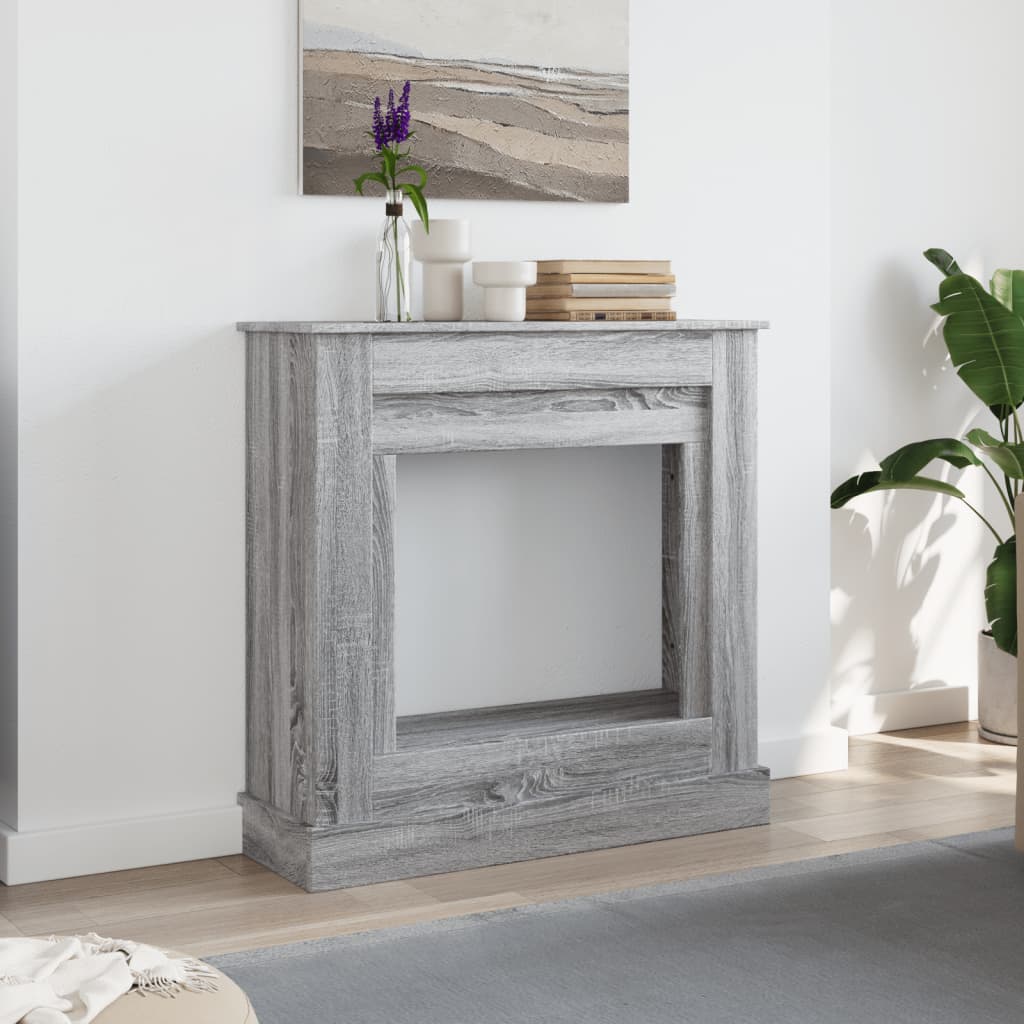 Vidaxl haardombouw 90x30x90 cm bewerkt hout grijs sonoma eikenkleur
