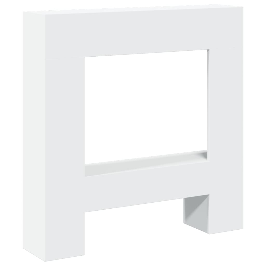 Vidaxl haardombouw 81x18x82 cm bewerkt hout wit
