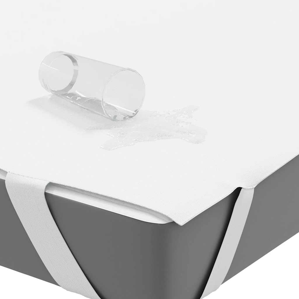 Vidaxl matrasbeschermer waterdicht 180x220 cm wit