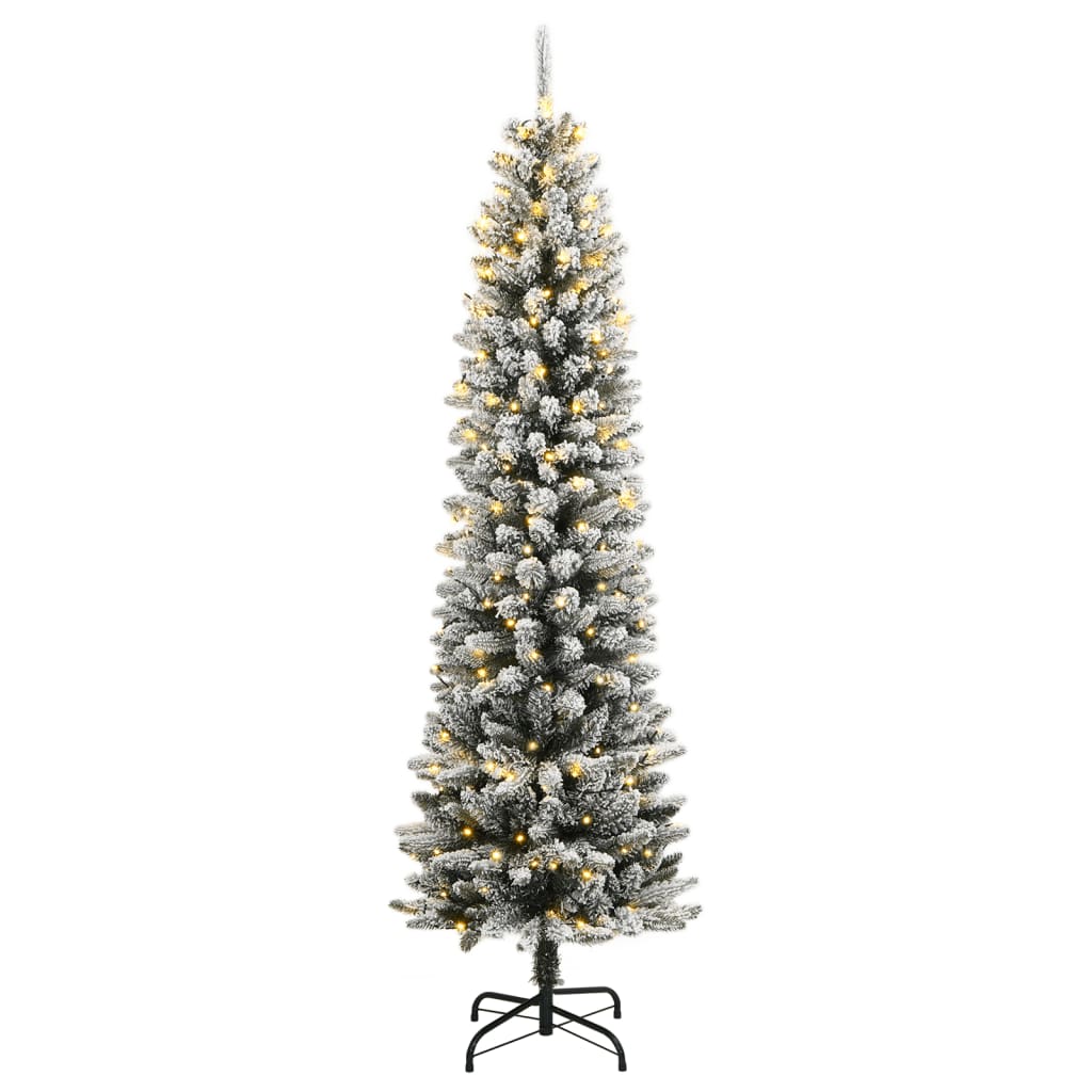 Vidaxl kunstkerstboom met 300 led's en sneeuw 180 cm