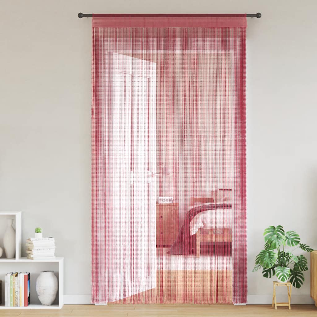 Vidaxl koordgordijnen 2 st 140x250 cm roze