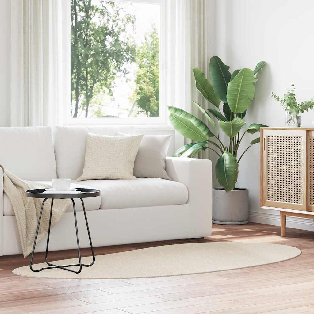 Vidaxl vloerkleden huarte beige 100 x 200 cm polyester