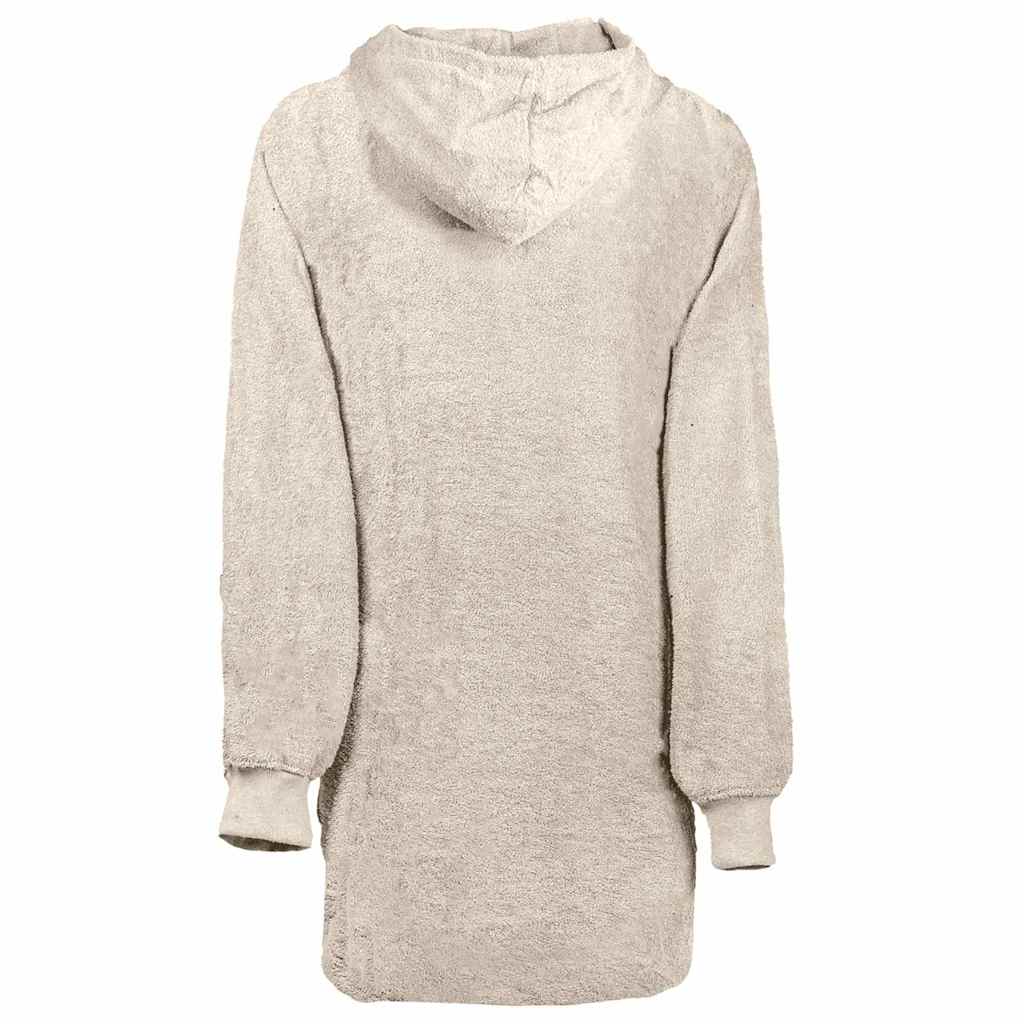 Vidaxl deken hoodie kinn crème l katoen