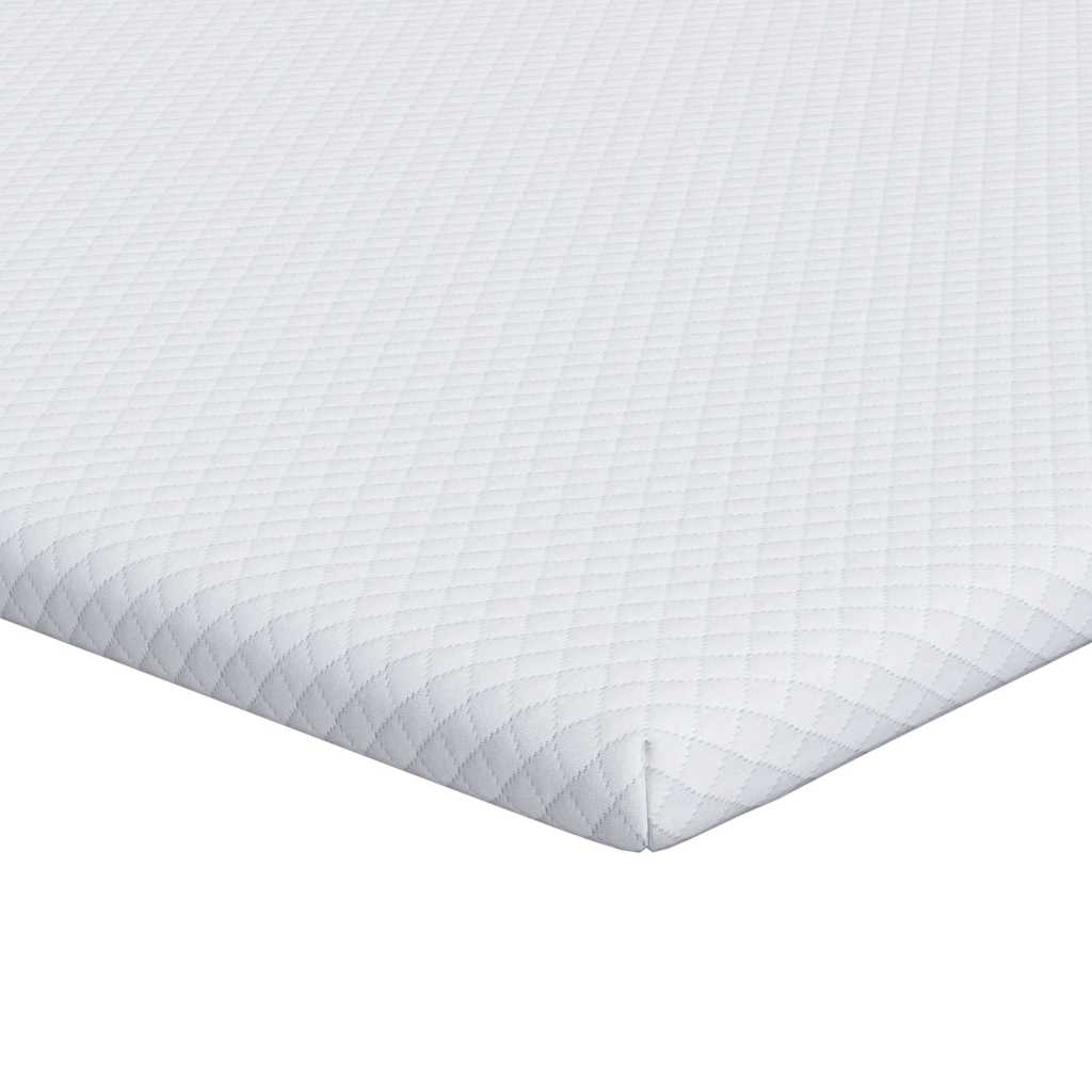 Vidaxl matrastopper wit 100 x 200 cm jacquard stof