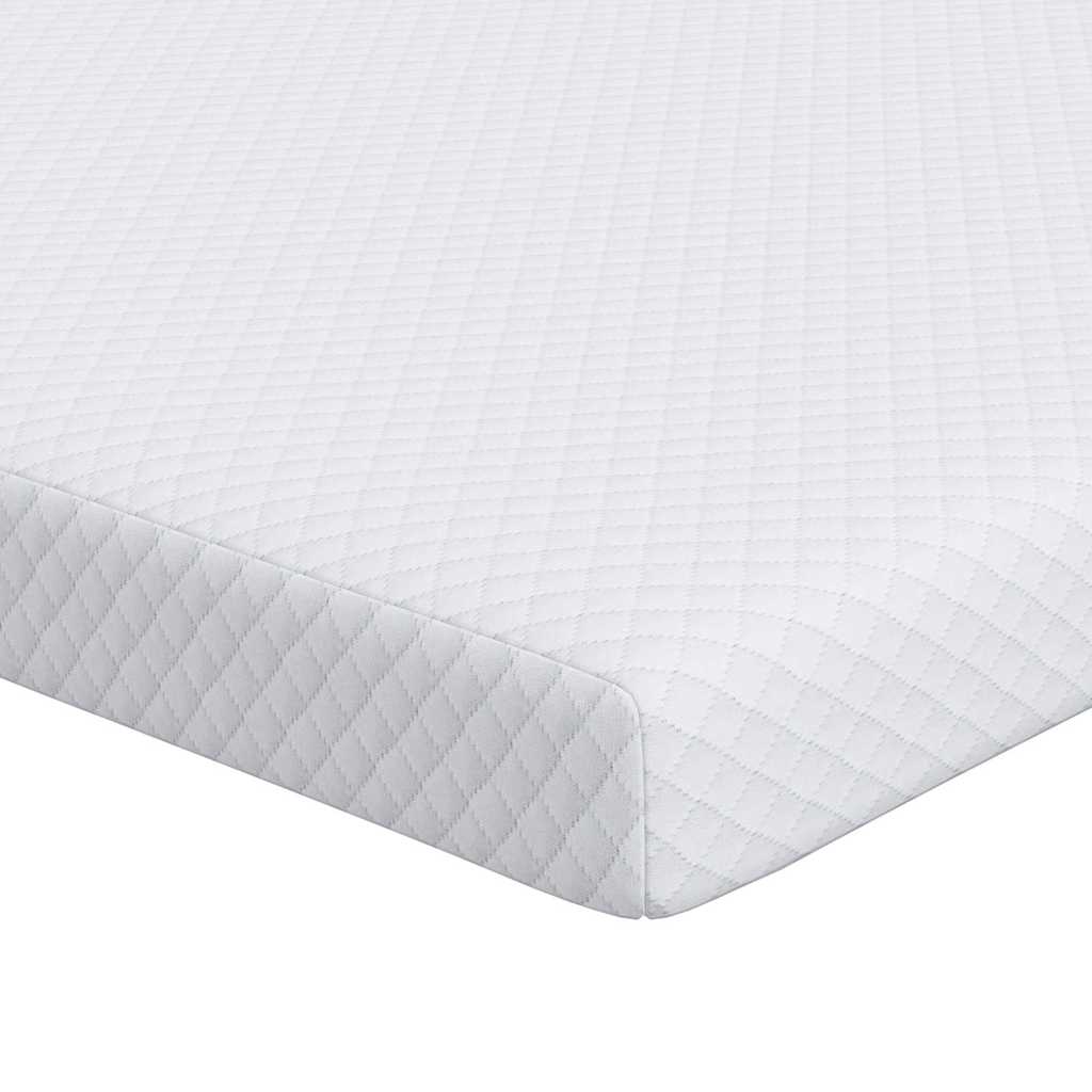 Vidaxl matrastopper wit 180 x 200 cm jacquard stof