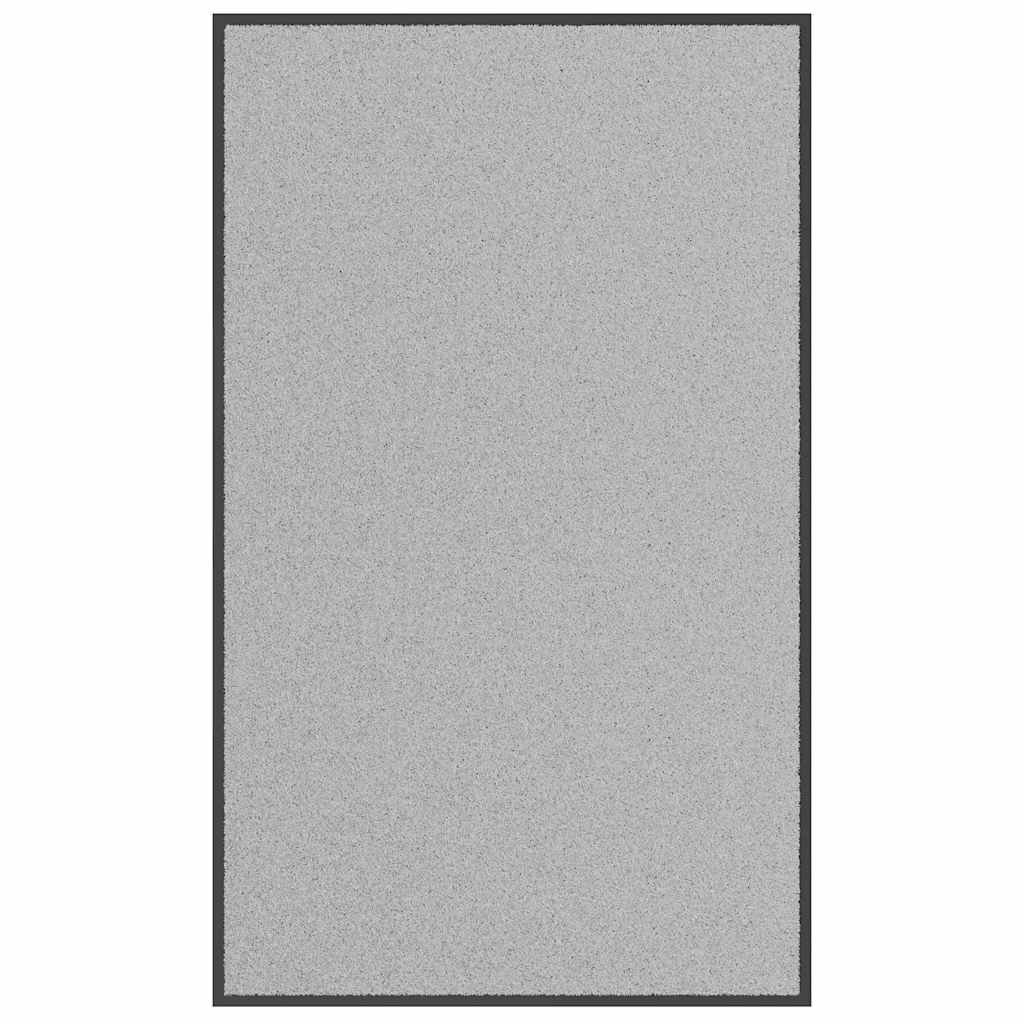 Vidaxl deurmat 90x150 cm grijs