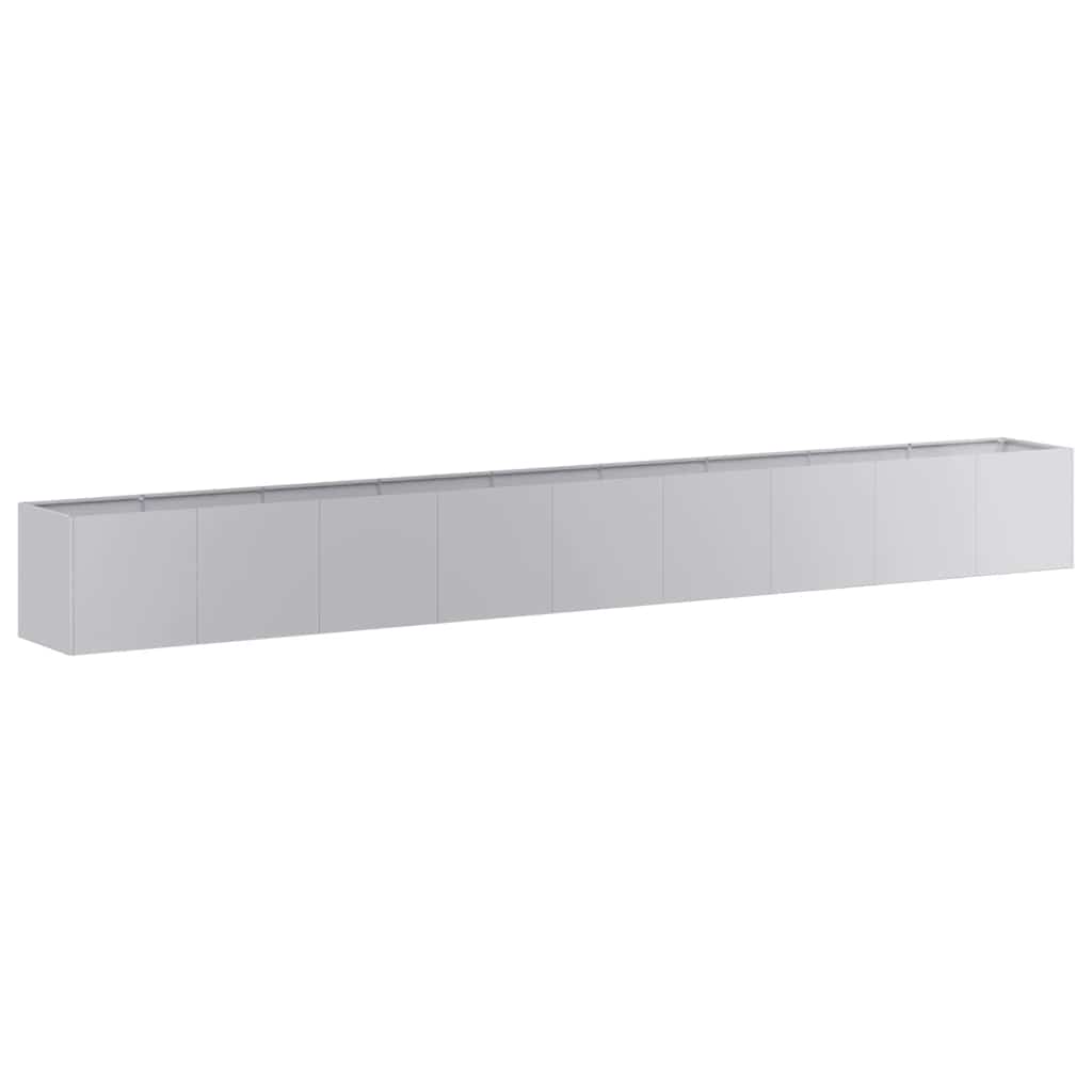 Vidaxl plantenbak 360x40x40 cm gegalvaniseerd staal