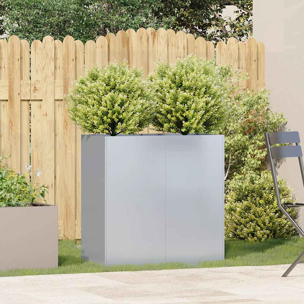 Vidaxl plantenbak 80x40x80 cm gegalvaniseerd staal