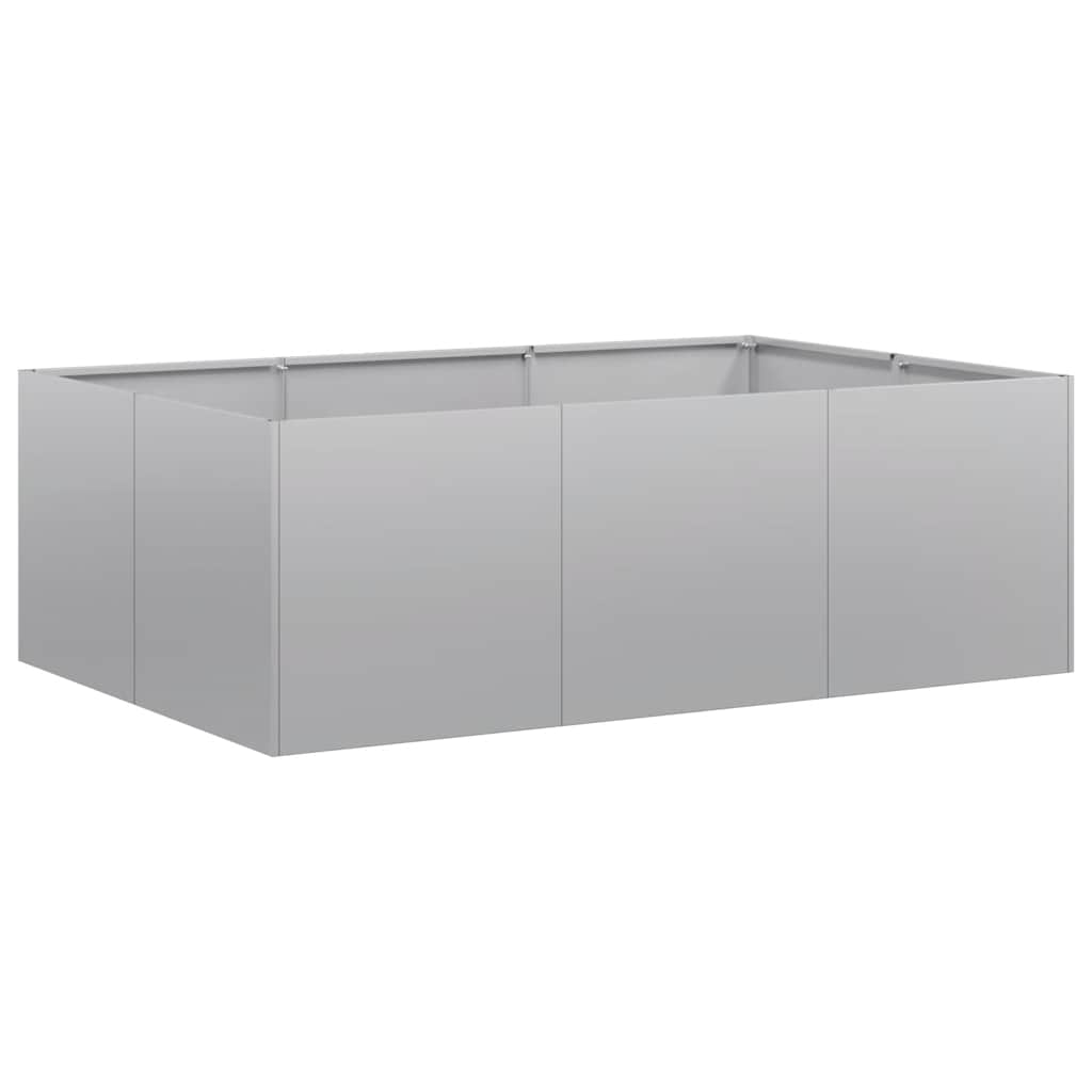 Vidaxl plantenbak 120x80x40 cm gegalvaniseerd staal