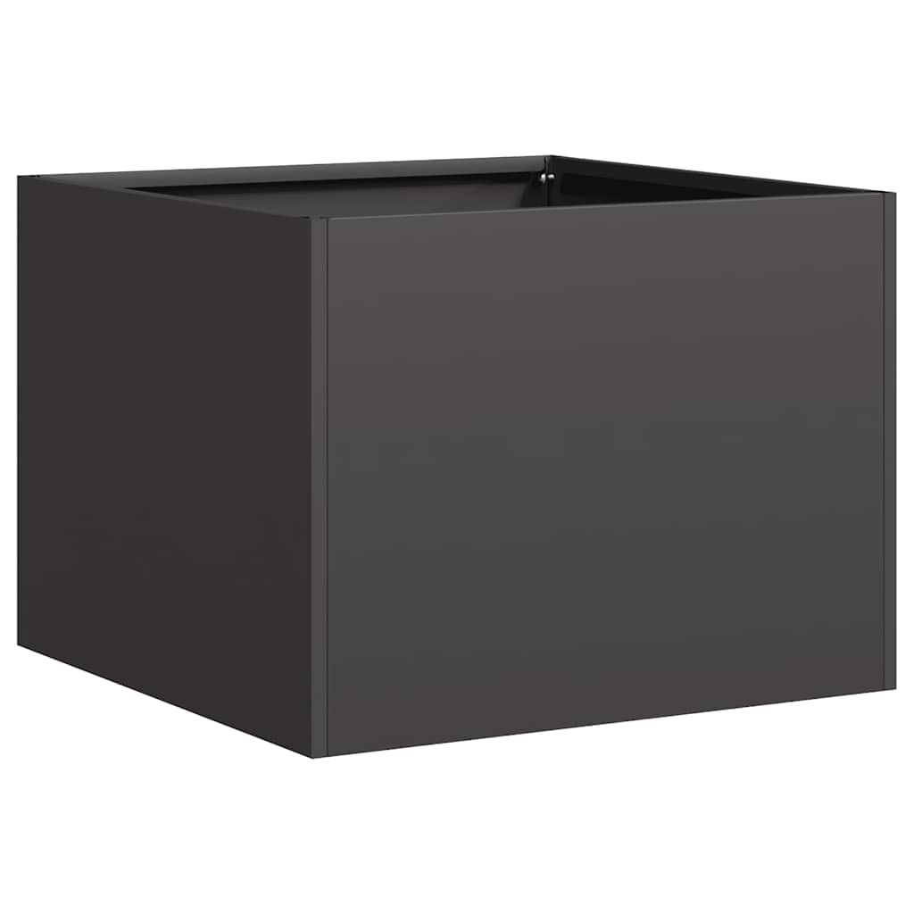 Vidaxl plantenbak 40x40x30 cm staal zwart