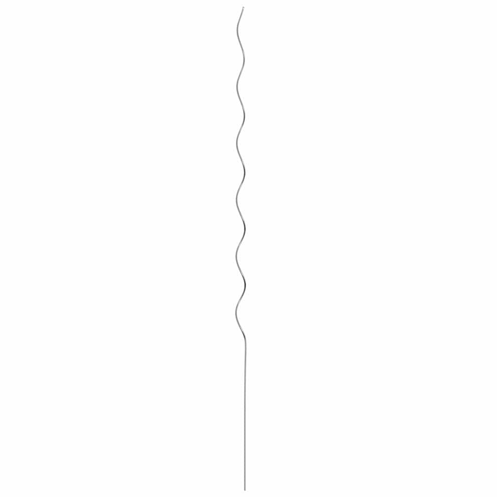 Vidaxl plantondersteuning 20 pcs zilver 110 x 0.6 x 0.6 cm staal