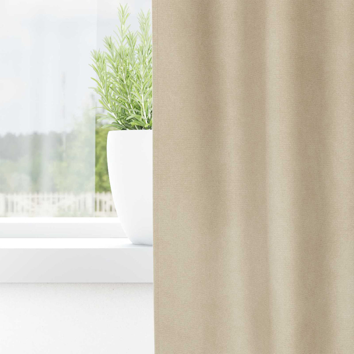 Vidaxl verduisterende gordijnen 2 pcs crème 140 x 260 cm fluweel