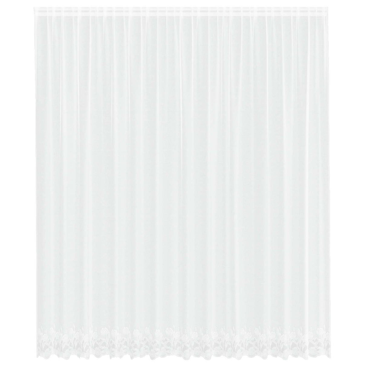 Vidaxl kantgordijn met gordijnen wit 400 ×300 cm polyester