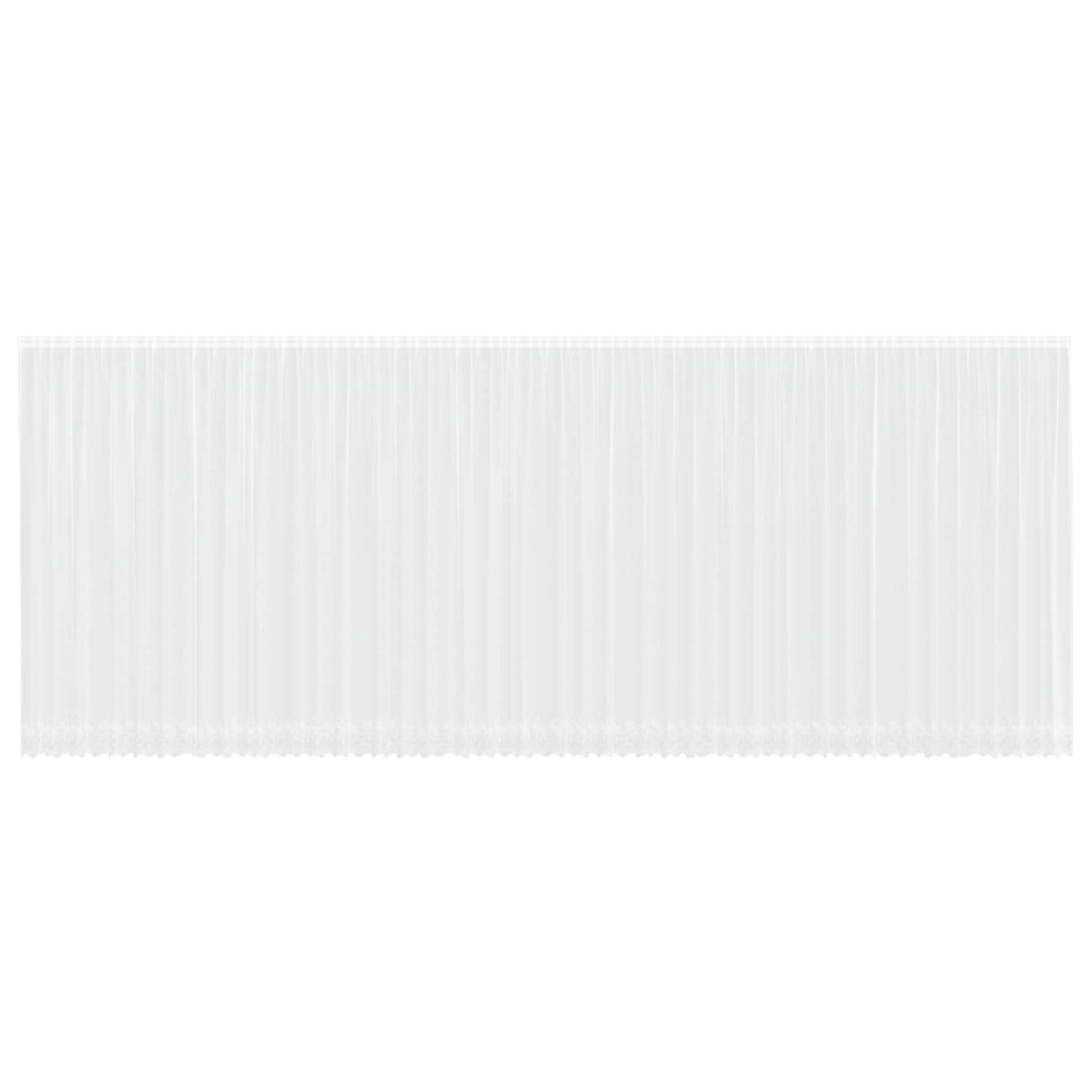 Vidaxl kantgordijn met gordijnen wit 1200 x 280 cm polyester