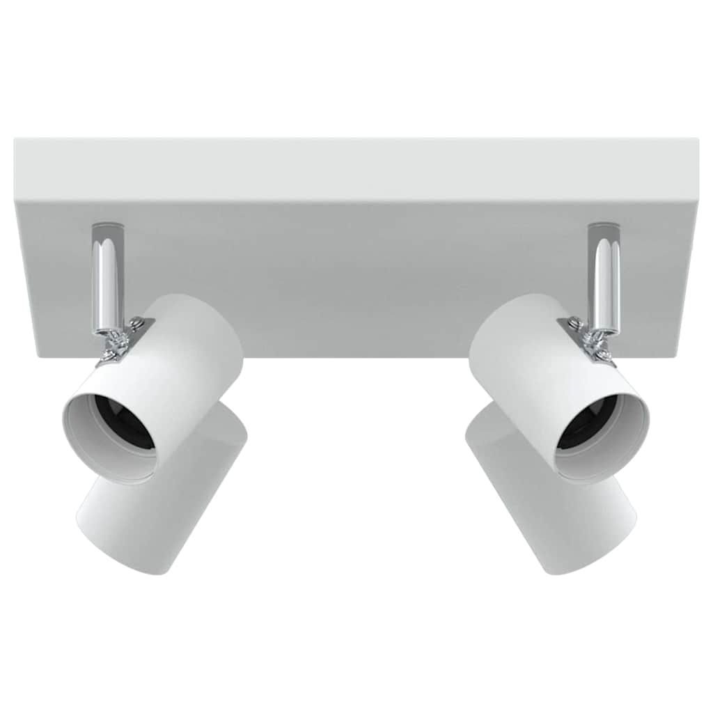 Vidaxl plafondspot met schijnwerpers wit 26,5 x 26 x 11,5 cm metaal