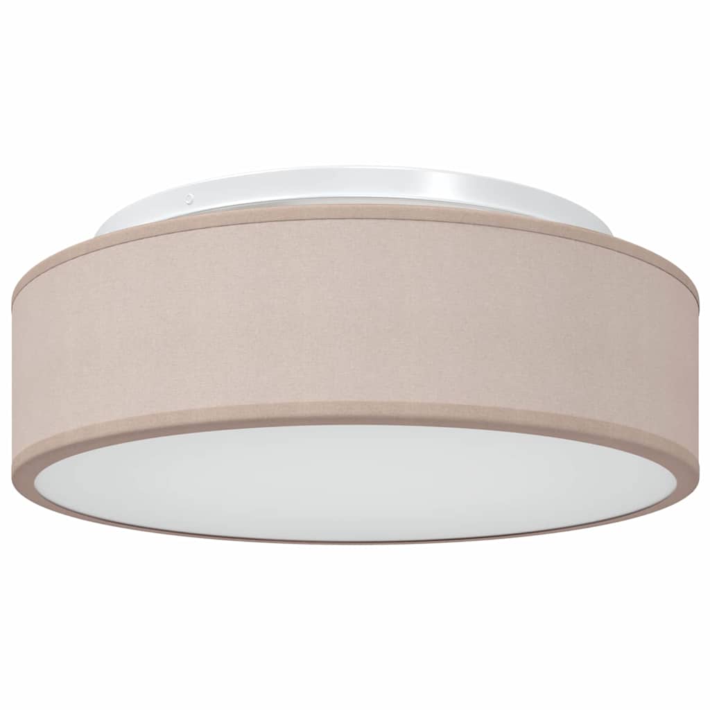 Vidaxl plafonnière met schijnwerpers taupe 38 x 38 x 13,5 cm stof