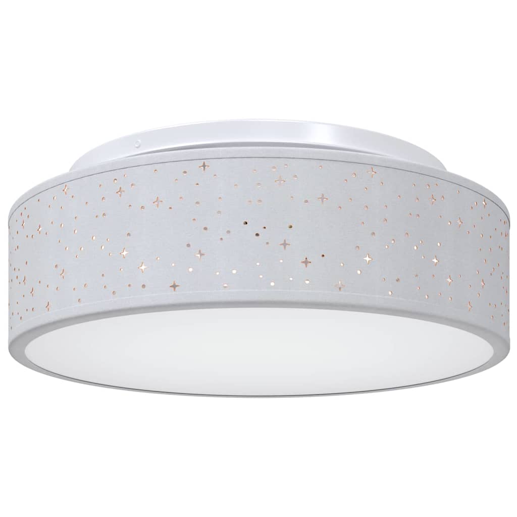 Vidaxl plafonnière met schijnwerpers grijs 38 x 38 x 13,5 cm stof