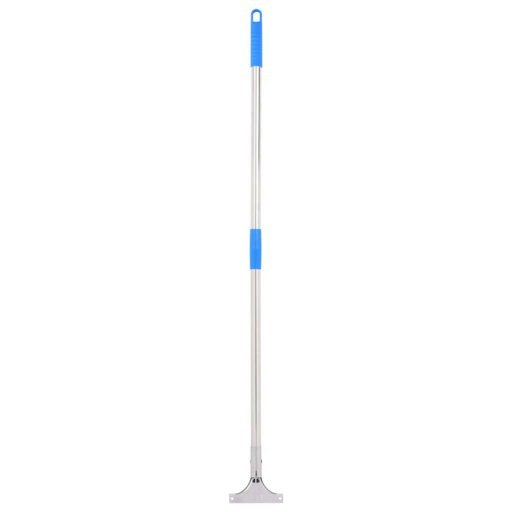 Vidaxl vloerwisser 55x122,5 cm staal en rubber