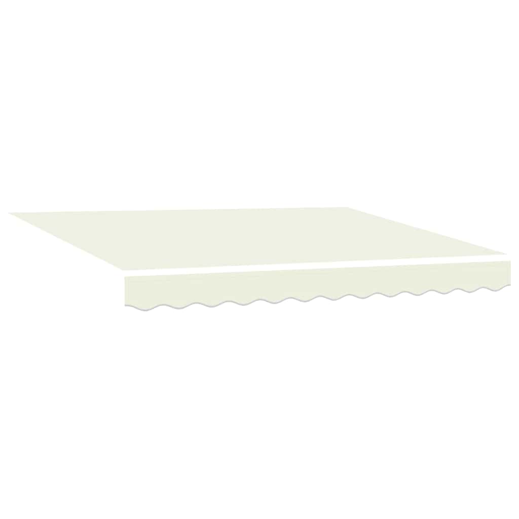 Vidaxl vervangingsdoek voor zonnescherm crème 235 x 195 cm polyester