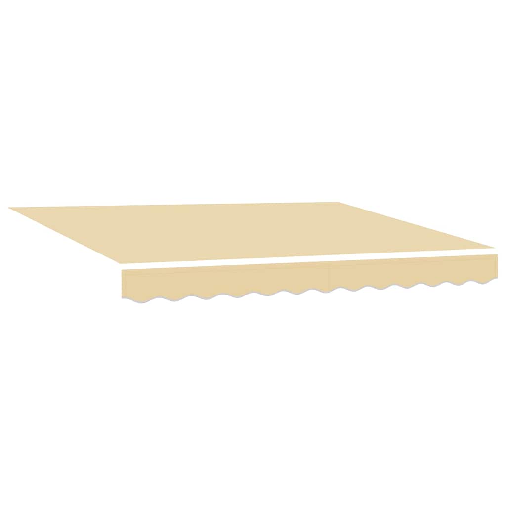 Vidaxl vervangingsdoek voor zonnescherm crème 280 x 195 cm polyester