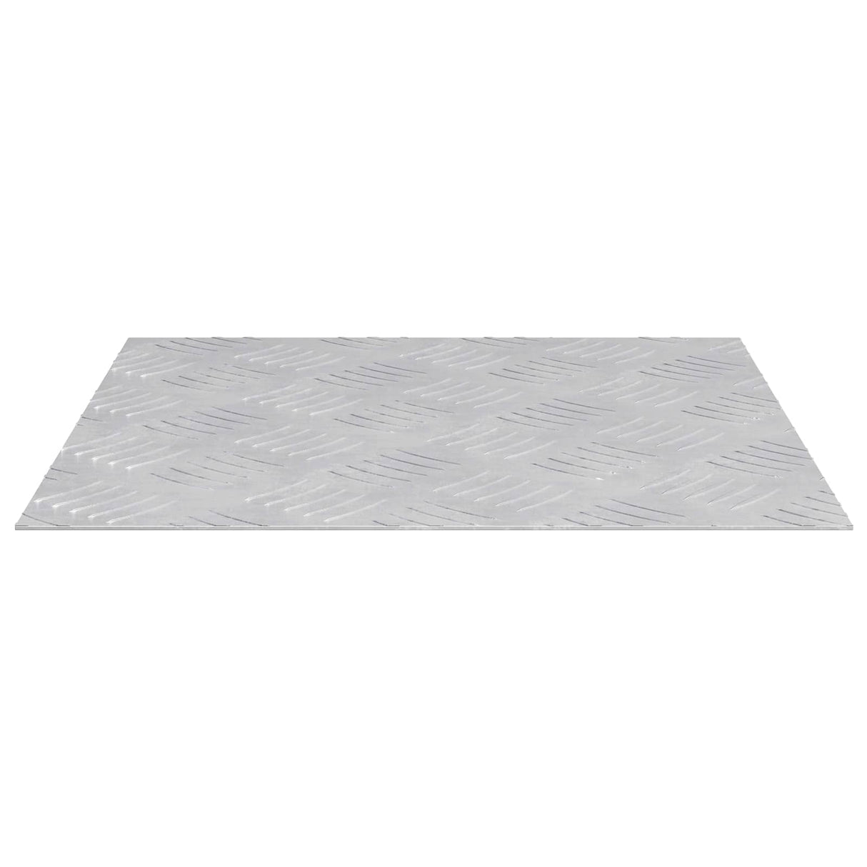 Vidaxl trap tread vierkant 4 pcs zilver 40 x 40 cm aluminium