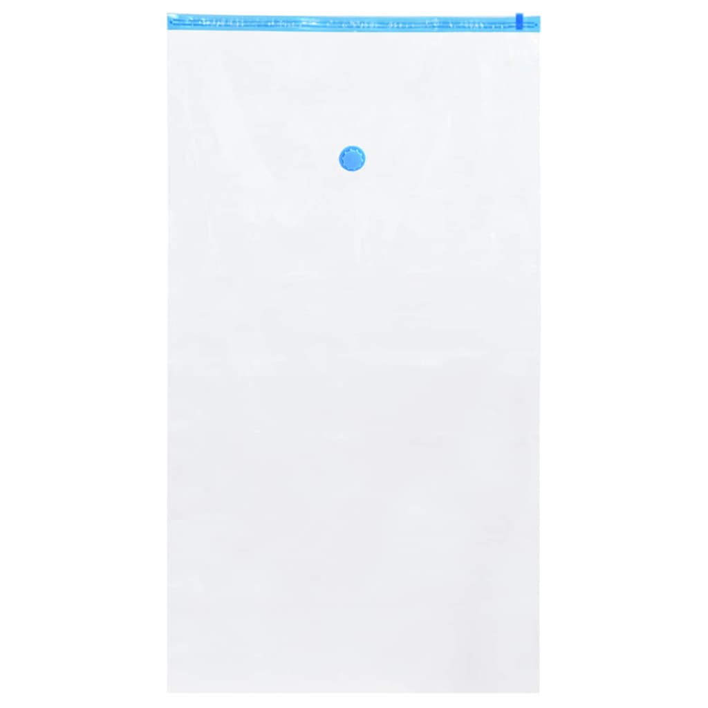 Vidaxl opslagzakken met opslag 5 pcs transparant en blauw 120 x 70 cm