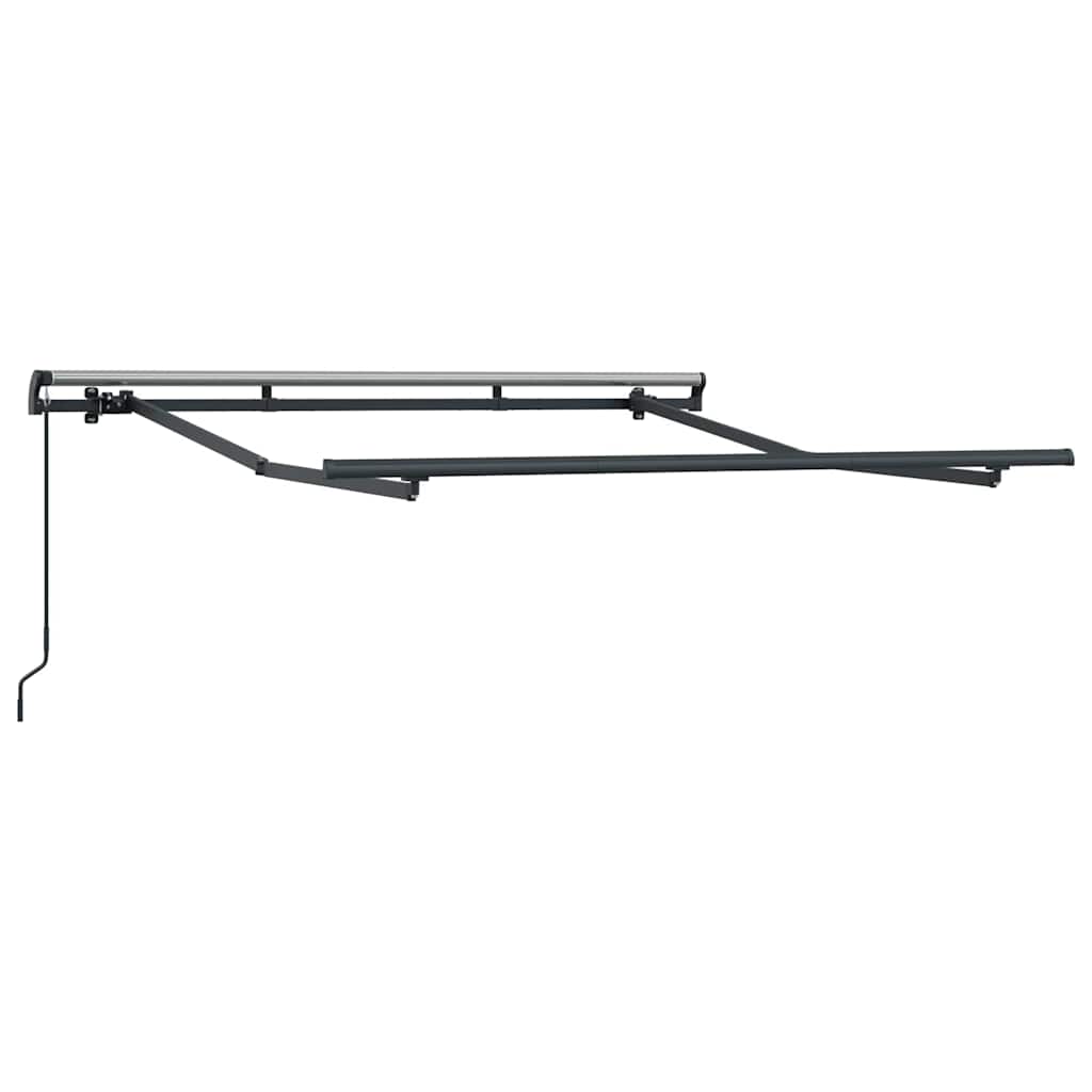 Vidaxl zijde frame antraciet 2,5 x 2 m metaal