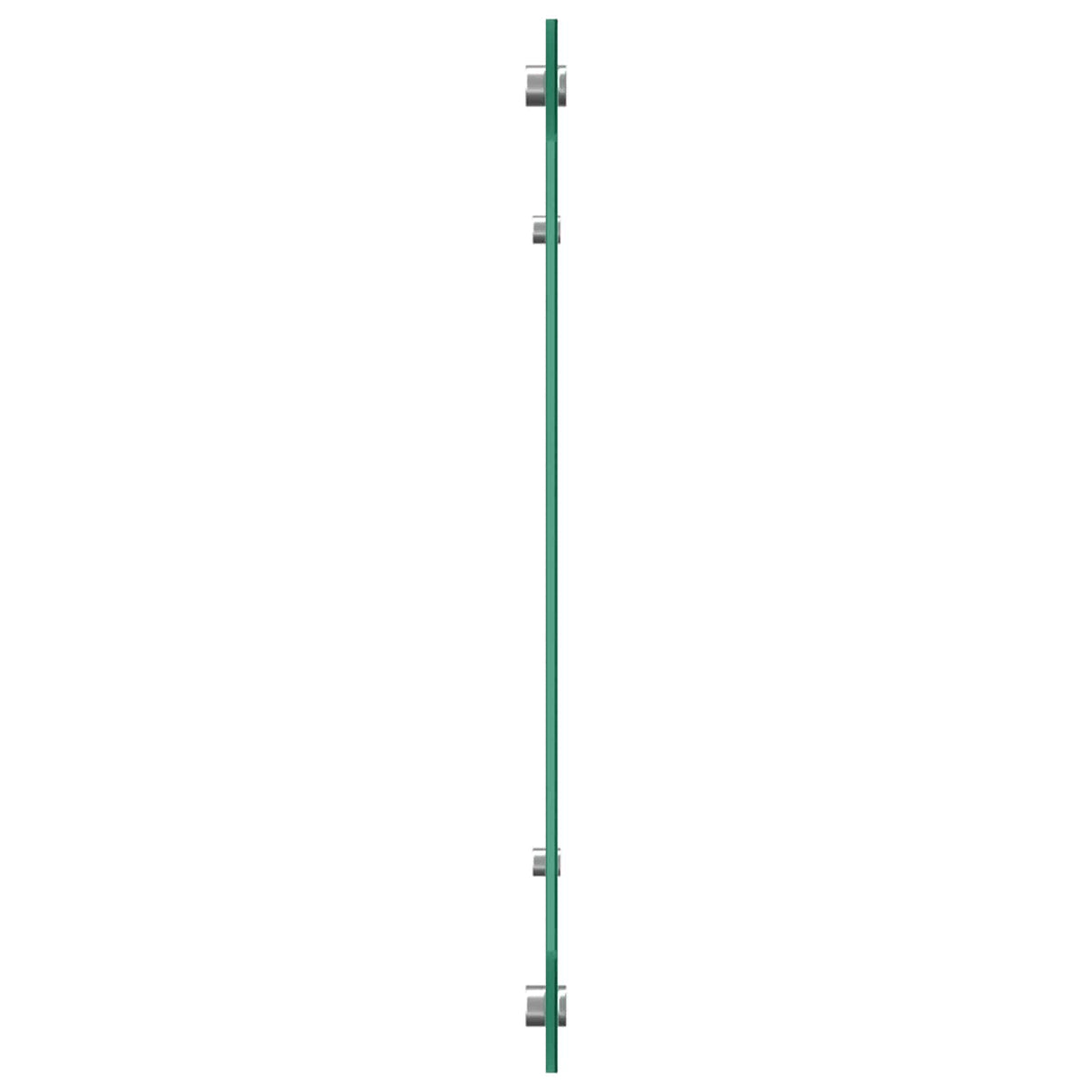 Vidaxl keuken spatscherm zwart 110 x 50 cm gehard glas