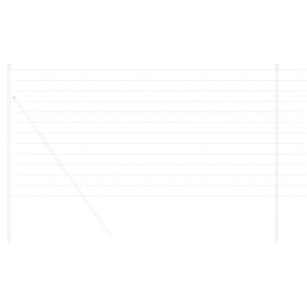 Vidaxl euro hek 1 x 10 m pvc-gecoat ijzer