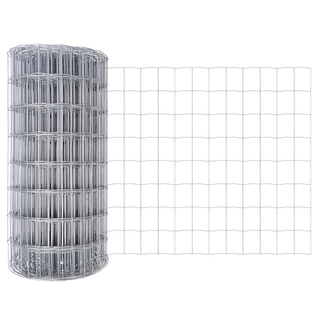 Vidaxl euro hek 0,6 x 10 m pvc-gecoat ijzer