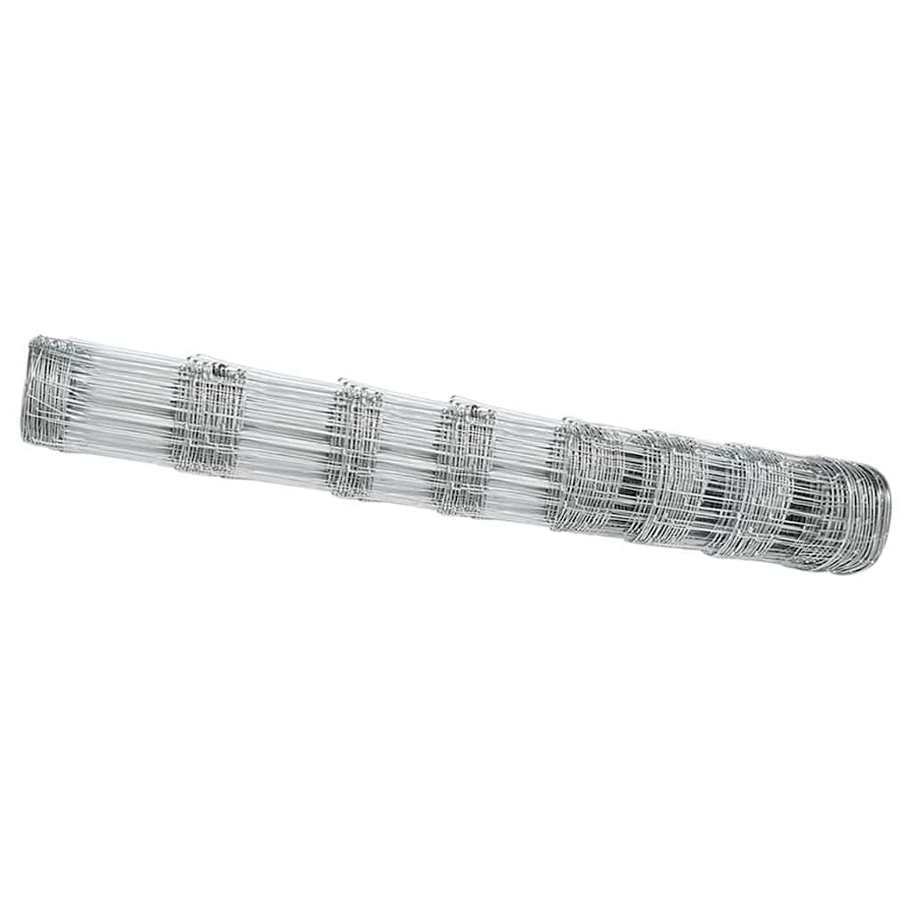 Vidaxl weidehekwerk zilver 25 x 1 m gegalvaniseerd staal