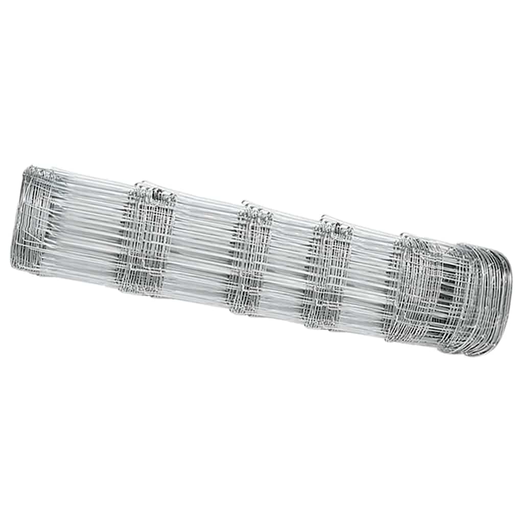 Vidaxl weidehekwerk zilver 50 x 0,8 m gegalvaniseerd staal