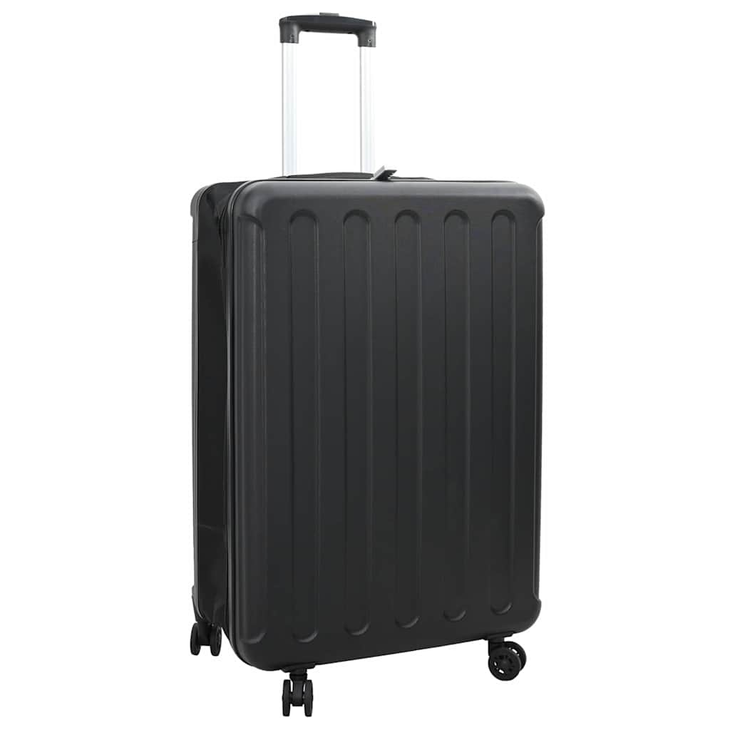 Vidaxl koffer met slot zwart 50 x 30 x 76 cm abs kunststof