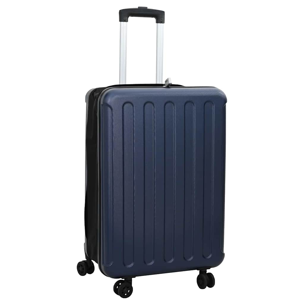 Vidaxl koffer met slot donkerblauw 43 x 27 x 66 cm abs kunststof