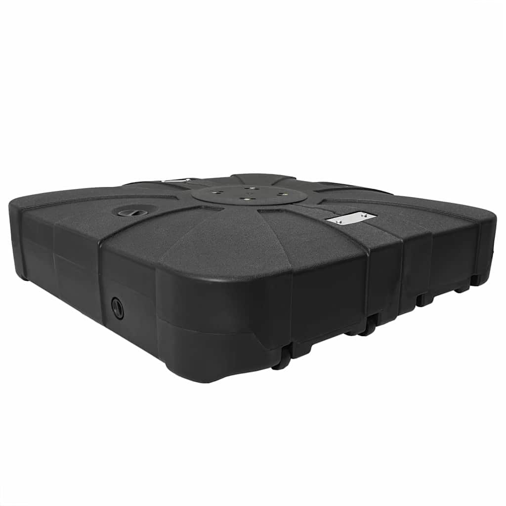 Vidaxl vrijhangende parasolvoet zwart 86 x 86 x 19 cm