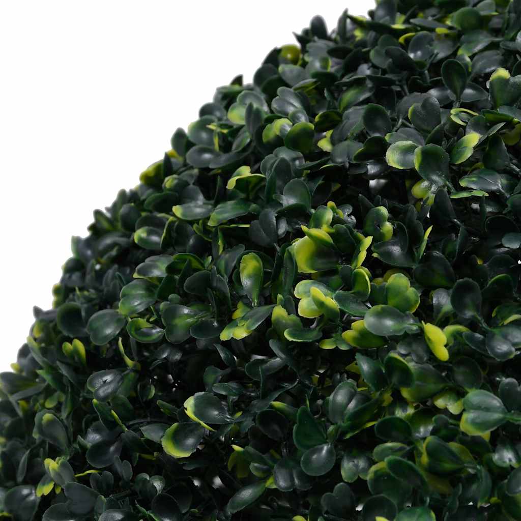 Vidaxl kunstbuxusballen met led-verlichting 2 st 52 cm groen