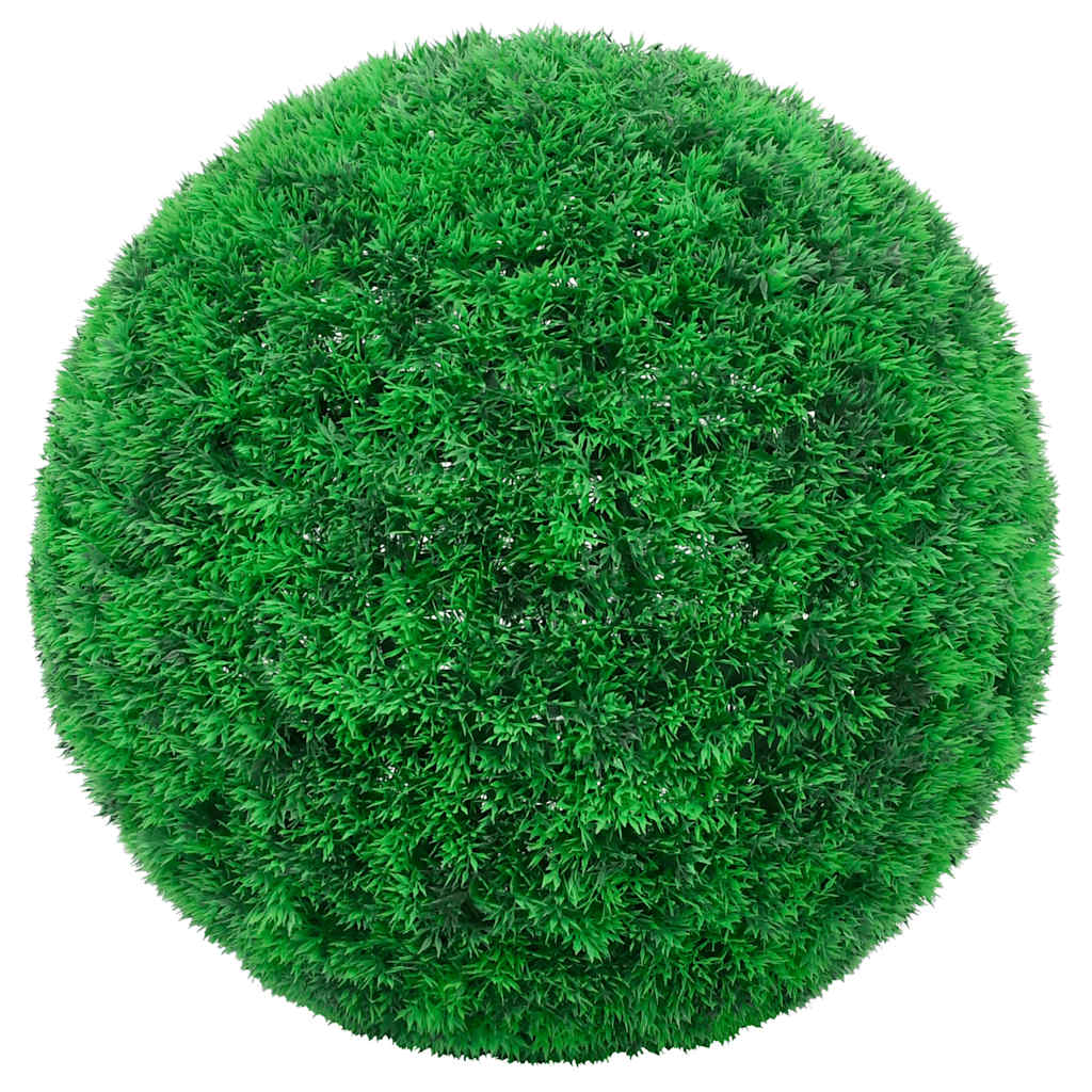 Vidaxl kunstbuxusballen met led-verlichting 2 st 35 cm groen