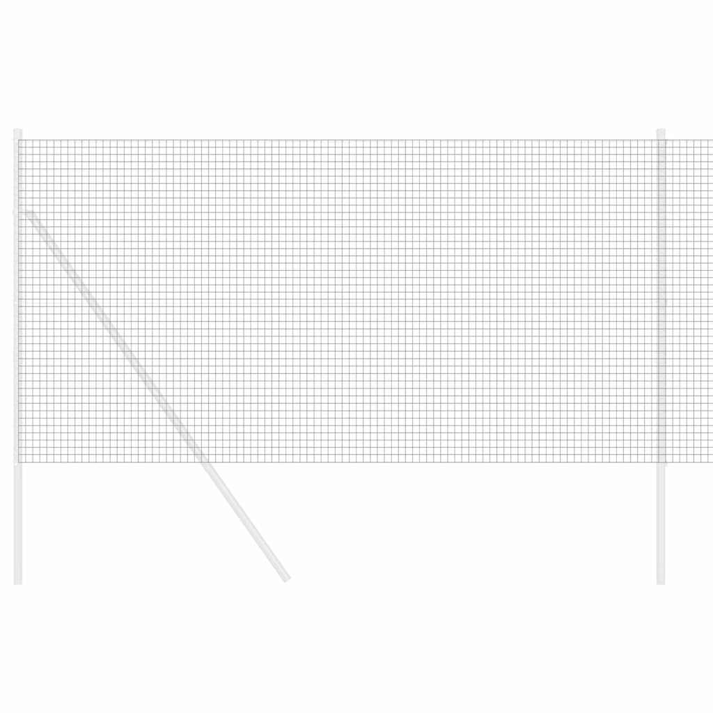 Vidaxl gelaste draadhek grijs 1.4 x 25 m