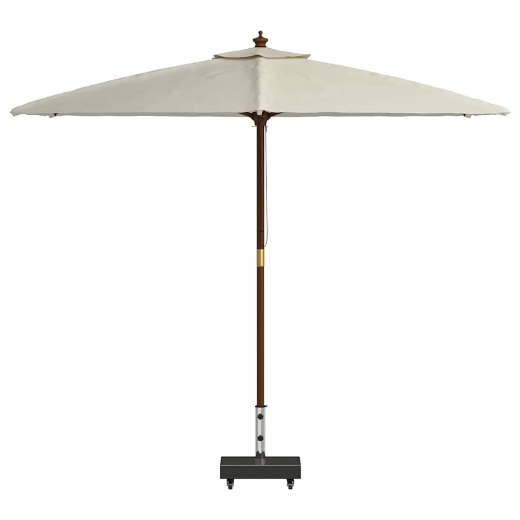 Vidaxl parasolvoet zwart 45 x 25 x 45 cm graniet