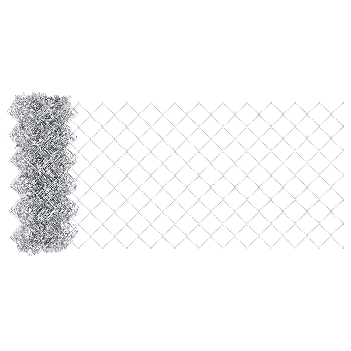 Vidaxl kettenschakelhek zilver 25 x 0,6 m gegalvaniseerd staal